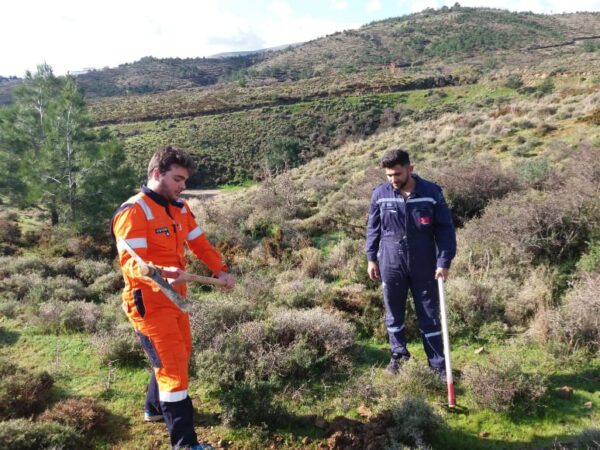 Δενδροφύτευση στην περιοχή του Κοφινά από τους σπουδαστές την ΑΕΝ Χίου