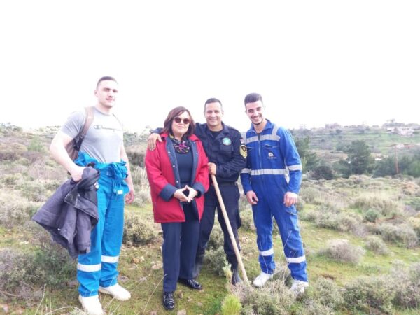 Δενδροφύτευση στην περιοχή του Κοφινά από τους σπουδαστές την ΑΕΝ Χίου