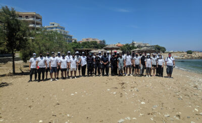 Καθαρισμός ακτών κεντρικού τομέα νήσου Χίου από σπουδαστές της ΑΕΝ Χίου στα πλαίσια της εορτής της Παγκόσμιας Ημέρας Περιβάλλοντος.