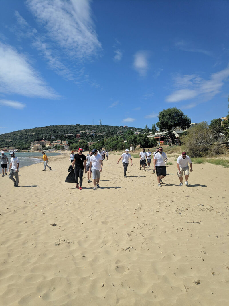 Καθαρισμός ακτών κεντρικού τομέα νήσου Χίου από σπουδαστές της ΑΕΝ Χίου στα πλαίσια της εορτής της Παγκόσμιας Ημέρας Περιβάλλοντος.