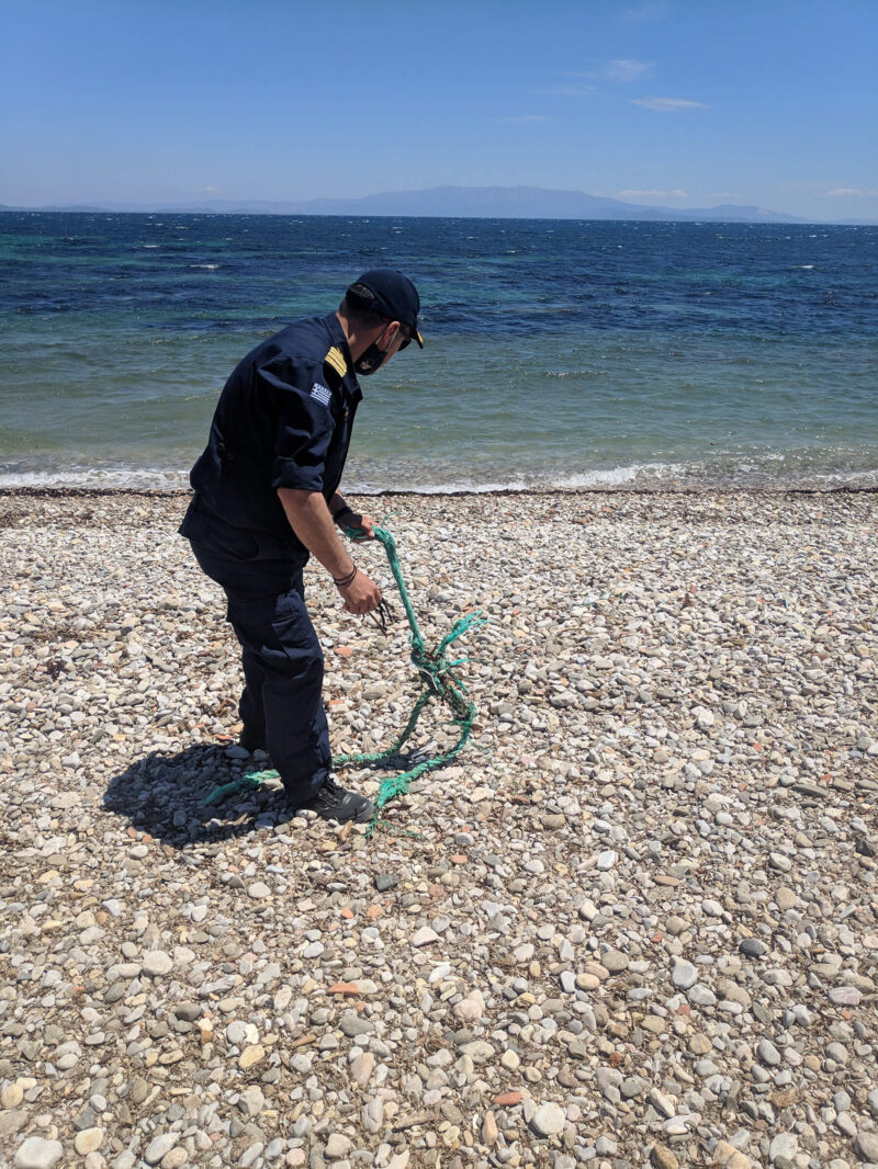 Καθαρισμός ακτών κεντρικού τομέα νήσου Χίου από σπουδαστές της ΑΕΝ Χίου στα πλαίσια της εορτής της Παγκόσμιας Ημέρας Περιβάλλοντος.